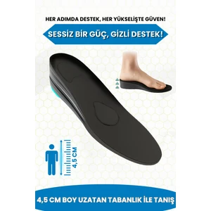 Walter White 4,5 cm Boy Uzatan Tabanlık , Gizli Boy Uzatıcı Tabanlık