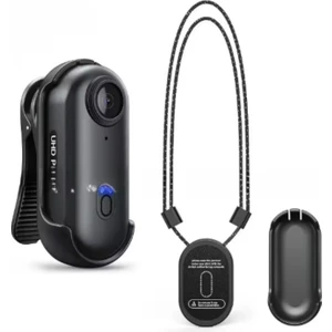 H.265 4K Vücut Kamerası 360° Dönebilen ve Manyetik Klipsli Giyilebilir Kamera 32GB SD HEDİYE