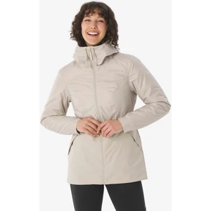 Quechua Kadın Outdoor Su Geçirmez Kar Montu/kışlık Mont - Bej - NH100 -5 °c