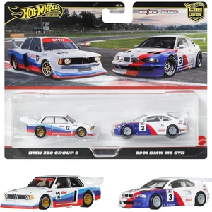 1:64 Hot Wheels Premium Car Culture 2'li Paket Bmw 320 Group 5  & 2001 Bmw M3 Gtr HBL96 - JBK99