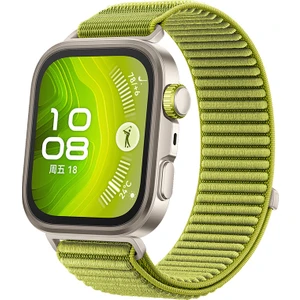 Huawei Watch Fit 4 / Fit 4 Pro / Fit 3 Uyumlu Ince Hasır Örgü Cırtlı Kumaş Kordon Kayış