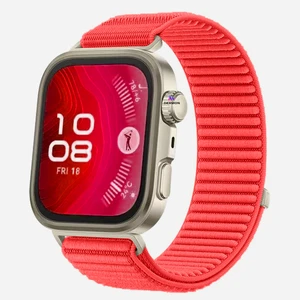 Huawei Watch Fit 4 / Fit 4 Pro / Fit 3 Uyumlu Ince Hasır Örgü Cırtlı Kumaş Kordon Kayış