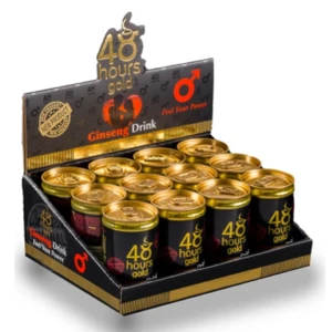 48 Hours Ginseng Gold Enerji Içeceği 100 ml 12 Adet