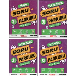 Kırmızı Beyaz 3. Sınıf Soru Parkuru (4 Kitap)