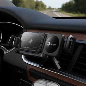 Automag 15W Magsafe Wireless Kablosuz Şarj Araç Magnetic Telefon Tutucu Iphone/samsung/android