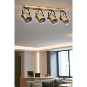 London 4 Lü Sıralı Eskitme Plafonyer Avize