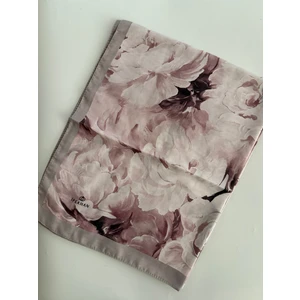 Şakayık Desen Ince Pamuk Şal