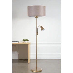 Devin Eskitme Lambader Silindir Koyu Hasır Abajurlu