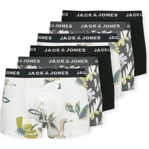 Jack Jones Erkek Desenli Pamuklu 6 Lı Boxer Set 12273114