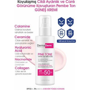 2 Adet +50 SPF  Ton Eşitleyici Yüz Bakım Ve Güneş Kremi 100 gr X 2