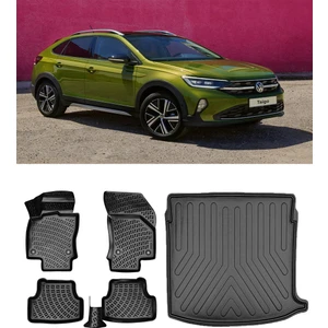 Volkswagen Taigo 2025 Model  3D Havuzlu Paspas ve Üst Bagaj Havuzu Set