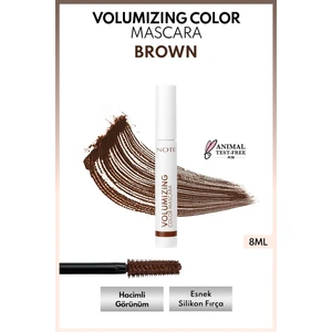 Note Volumizing Color Hacim ve Uzatma Etkili Renkli Maskara - Kahverengi