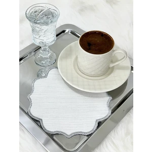 Sunum Peçetesi, Kokteyl Peçetesi, Kahve Yanı Sunumluk, Nakışlı Sunum Peçetesi 6’lı