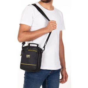 Erkek Quatro Kumaş El ve Omuz Çantası NEWPOLO313 - Siyah - Sarı