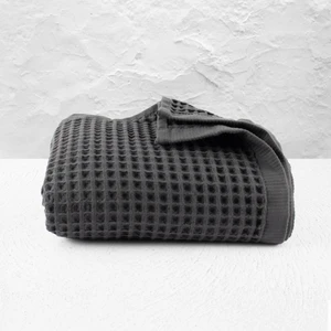 Lüks Waffle Banyo Havlusu 1 Adet, Büyük Boy 80X160 Cm, 100% Pamuk, Yüksek Kaliteli Banyo Havluları