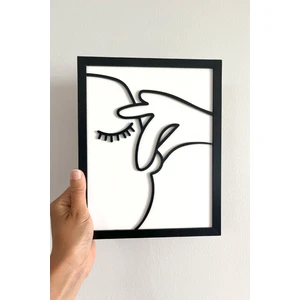 Çerçeveli Ahşap Tuvalet & Banyo Tablosu – (25X20 Cm)