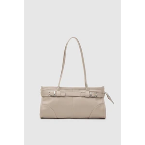Enyola Vintage Baget Çanta Bej