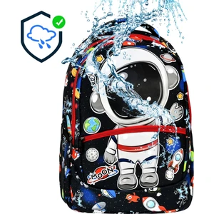 Astronot Desenli Ilkokul Sırt Çantası + Beslenme Çantası (2301)