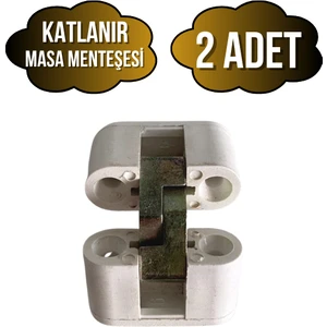 DS Yapı Katlanır Masa Menteşesi Akıllı Sehpa Masa Menteşesi(Beyaz)
