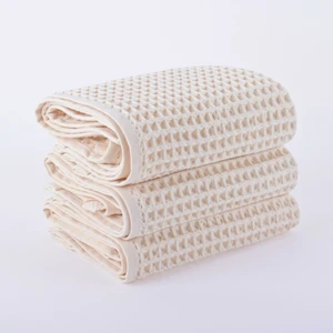 Lüks Waffle El Havlusu Seti 3 Adet, 40X80CM 100% Pamuk Yüksek Kaliteli Çabuk Kuruyan Waffle Havl