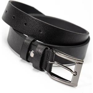 Erkek Siyah Kalite Hakiki Deri Kemer Ince 2,7 cm