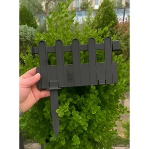 Kuki Garden Dekoratif Çim Ayırıcı 2,5 m (Antrasit )