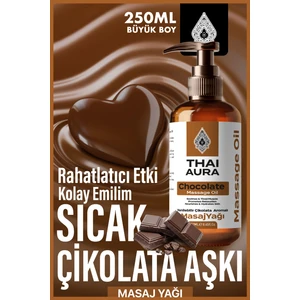 Thai Alura 250ML Yenilebilir Çikolatalı Masaj Yağı: Doğal Afrodizyak Etkisiyle Thai Masajı Hisset