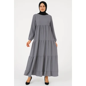 Kadın Tesettür Uzun Elbise Medine Ipeği
