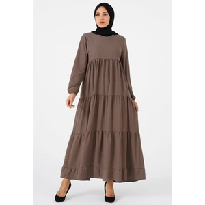 Kadın Tesettür Uzun Elbise Medine Ipeği