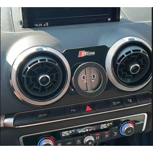 Audi A3 8V 2013-2020 Uyumlu  Akıllı Telefon ve Magsafe KILIF ve  İPHONE Cihazları ile Uyumlu Manyetik Mıknatıslı  360 DERECE DÖNEBİLEN GÜÇLÜ Telefon Tutucu