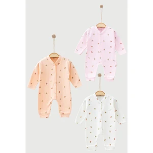 Lale Desenli 3'lü Tulum