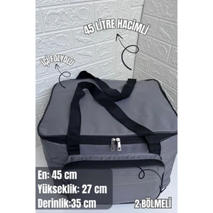 45 Lt. Termal Kamp ve Piknik Yemek Taşıma Çantası, Buzluk Çanta