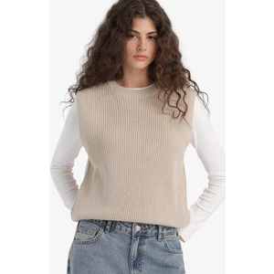 Oversize Geniş Kalıp Bisiklet Yaka Triko Süveter S0375AZ25WN