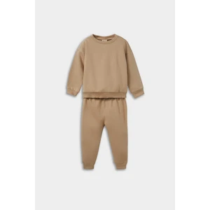 Erkek Bebek 2'li Takım Basic Düz Sweatshirt Eşofman Altı E8430A525AU