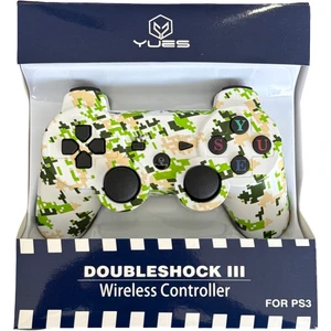 YUES PS3 Kablosuz Joystick – DualShock® Tarzı, Titreşim Destekli, Ergonomik Tasarım, Şarj Edilebilir