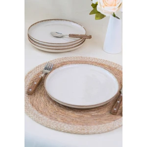Kütahya Porselen Moderna Pasta Takımı Tarçın 4 Parça 21CM MOD21DUS4730P02