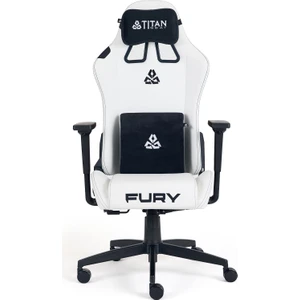 Fury Leather White Oyuncu Koltuğu