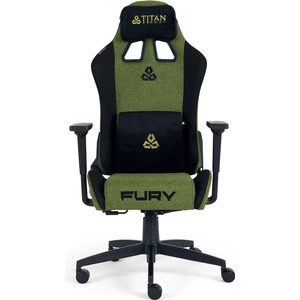 Fury Green Kumaş Oyuncu Koltuğu