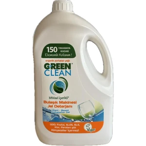 Green Clean Portakal Yağlı Bitkisel Bulaşık Makinesi Jel Deterjanı 3000 ml