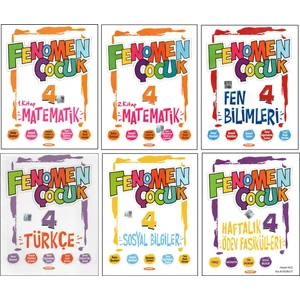 Fenomen Ç. 4.sınıf Set (5 Kıtap) + Haftalık Ödev Fasıküllerı