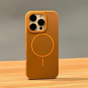Iphone 16 Pro Max Lansman Mağsafe Kılıf Içi Süet Dışı Silikon