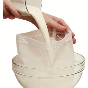 Home Ultra Ince Torba Süzgeç, Ekstra Küçük Boy, Süt, Meyve, Kahve Süzgeci, 15X20CM, 1 Adet