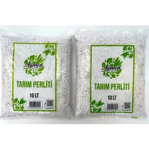 Aymen Çiçekçilik 2 Adet 10 Lt Tarım Perliti Köklendirici Perlit -  Toplam 20 Litre Drenaj  Düzenleyici Premium Kalite