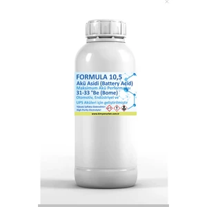 Akü Asiti | Asitli Su | 31 Bome | Saf Elektrolit 1 kg