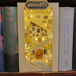 Ardecem Bilgisayar Book Nook Harry Potter Hogwarts Kitap Köşesi Dıy Kendin Yap