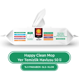 Happy Clean Mop Yer Temizlik Havlusu 50 Li