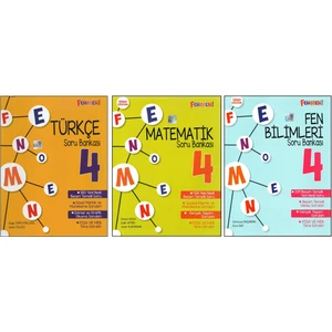 Fenomen 4. Sınıf Türkçe+Matematik+ Fen Bilimleri (3 Kitap)