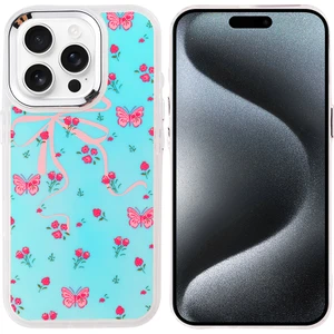 iPhone 15 Pro Max Kılıf Airbag Tasarımlı Nua Hadra Kapak - Kelebek