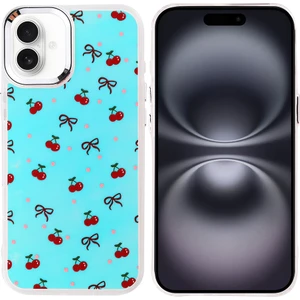 iPhone 16 Kılıf Airbag Tasarımlı Nua Hadra Kapak - Kiraz