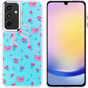 Galaxy A25 Kılıf Airbag Tasarımlı Nua Hadra Kapak - Kelebek